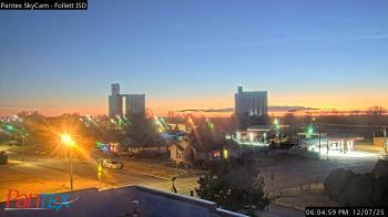 Weather camera view of Follett ISD.