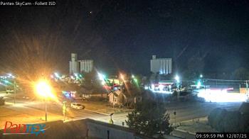 Weather camera view of Follett ISD.