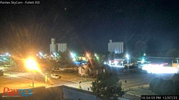 Weather camera view of Follett ISD.