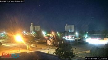 Weather camera view of Follett ISD.