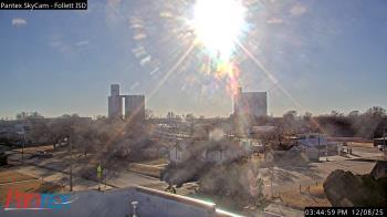 Weather camera view of Follett ISD.