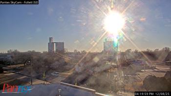 Weather camera view of Follett ISD.