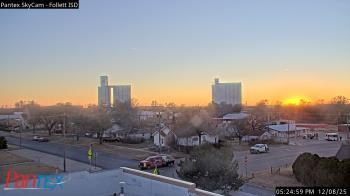 Weather camera view of Follett ISD.