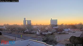 Weather camera view of Follett ISD.