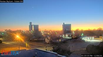 Weather camera view of Follett ISD.