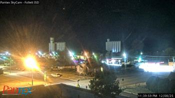 Weather camera view of Follett ISD.