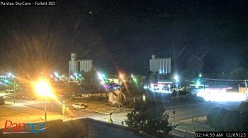 Weather camera view of Follett ISD.