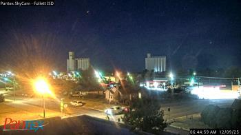 Weather camera view of Follett ISD.
