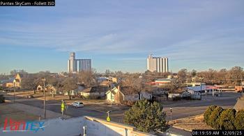 Weather camera view of Follett ISD.