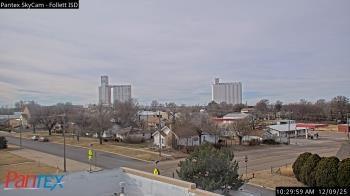 Weather camera view of Follett ISD.
