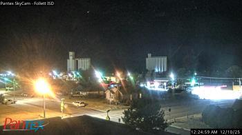 Weather camera view of Follett ISD.