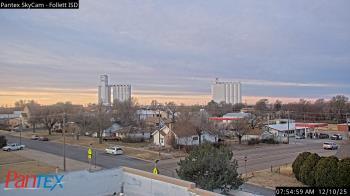 Weather camera view of Follett ISD.
