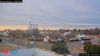 Weather camera view of Follett ISD.