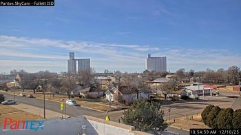 Weather camera view of Follett ISD.