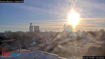 Weather camera view of Follett ISD.