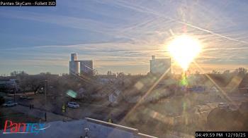 Weather camera view of Follett ISD.