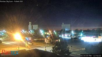 Weather camera view of Follett ISD.