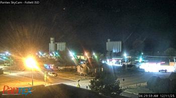 Weather camera view of Follett ISD.