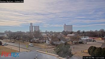 Weather camera view of Follett ISD.