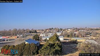 Weather camera view of Follett ISD.