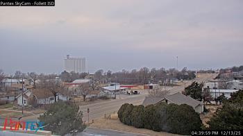 Weather camera view of Follett ISD.