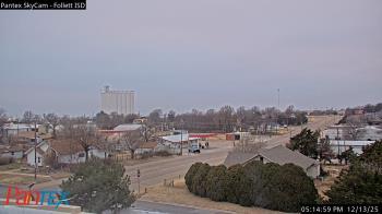 Weather camera view of Follett ISD.