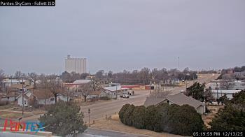 Weather camera view of Follett ISD.