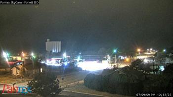 Weather camera view of Follett ISD.