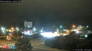 Weather camera view of Follett ISD.