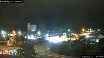 Weather camera view of Follett ISD.