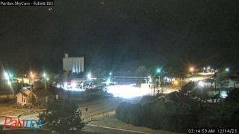 Weather camera view of Follett ISD.