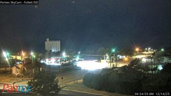 Weather camera view of Follett ISD.