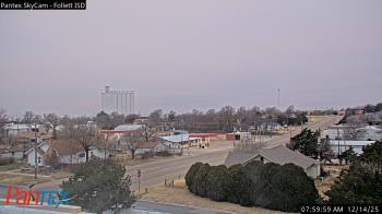 Weather camera view of Follett ISD.
