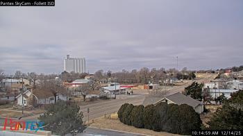 Weather camera view of Follett ISD.