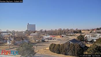 Weather camera view of Follett ISD.