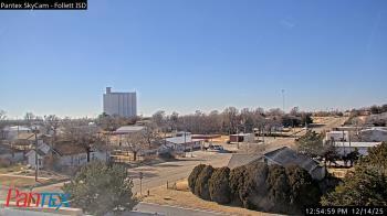 Weather camera view of Follett ISD.