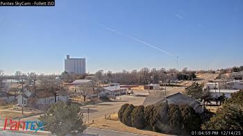 Weather camera view of Follett ISD.