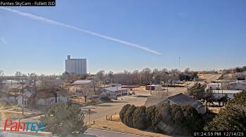 Weather camera view of Follett ISD.