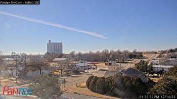 Weather camera view of Follett ISD.