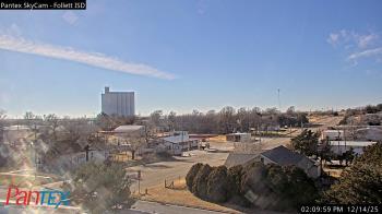 Weather camera view of Follett ISD.
