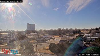 Weather camera view of Follett ISD.