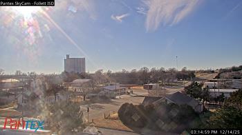 Weather camera view of Follett ISD.