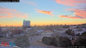 Weather camera view of Follett ISD.