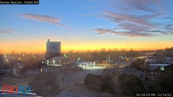 Weather camera view of Follett ISD.