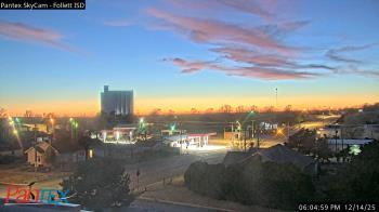 Weather camera view of Follett ISD.