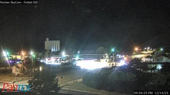 Weather camera view of Follett ISD.