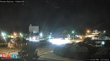 Weather camera view of Follett ISD.