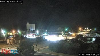 Weather camera view of Follett ISD.