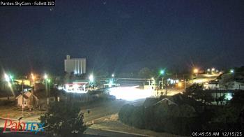 Weather camera view of Follett ISD.
