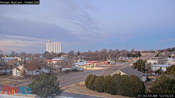 Weather camera view of Follett ISD.